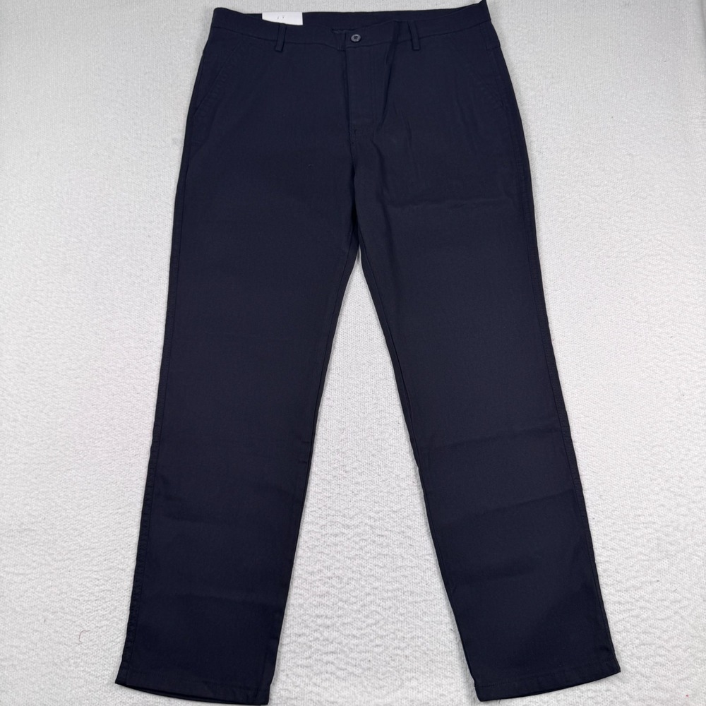 NWT Jett Jeans Jeans Mens L 30.5L Straight‎ Fit Mid Rise Dark Wash Denim Black